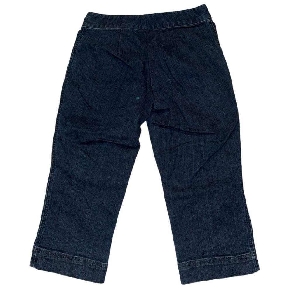 Ralph Lauren Lauren Jeans CoDark Washed Cropped Sailor Jeans 6 Petite - Picture 2 of 3